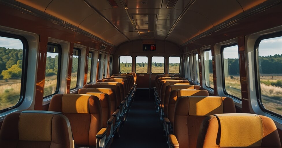 event space on luxury train